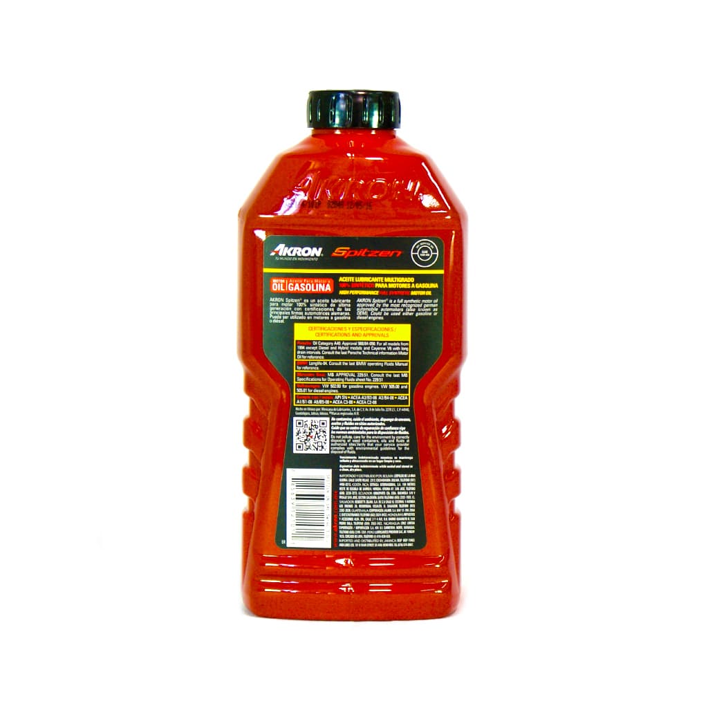 AKRON SPITZEN SAE 5W40 SINTETICO
