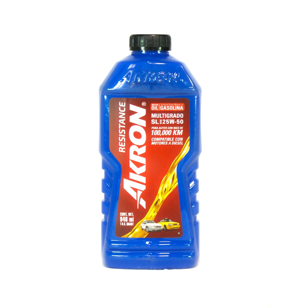 AKRON ACEITE SAE 25W50 RESISTANCE / LITRO