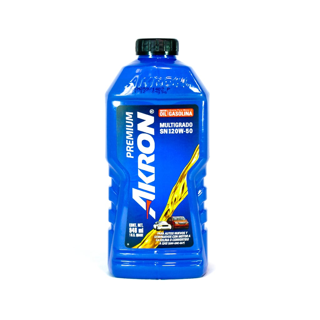 AKRON ACEITE SAE 20W50 PREMIUM / 1 LITRO Cruz Lorena