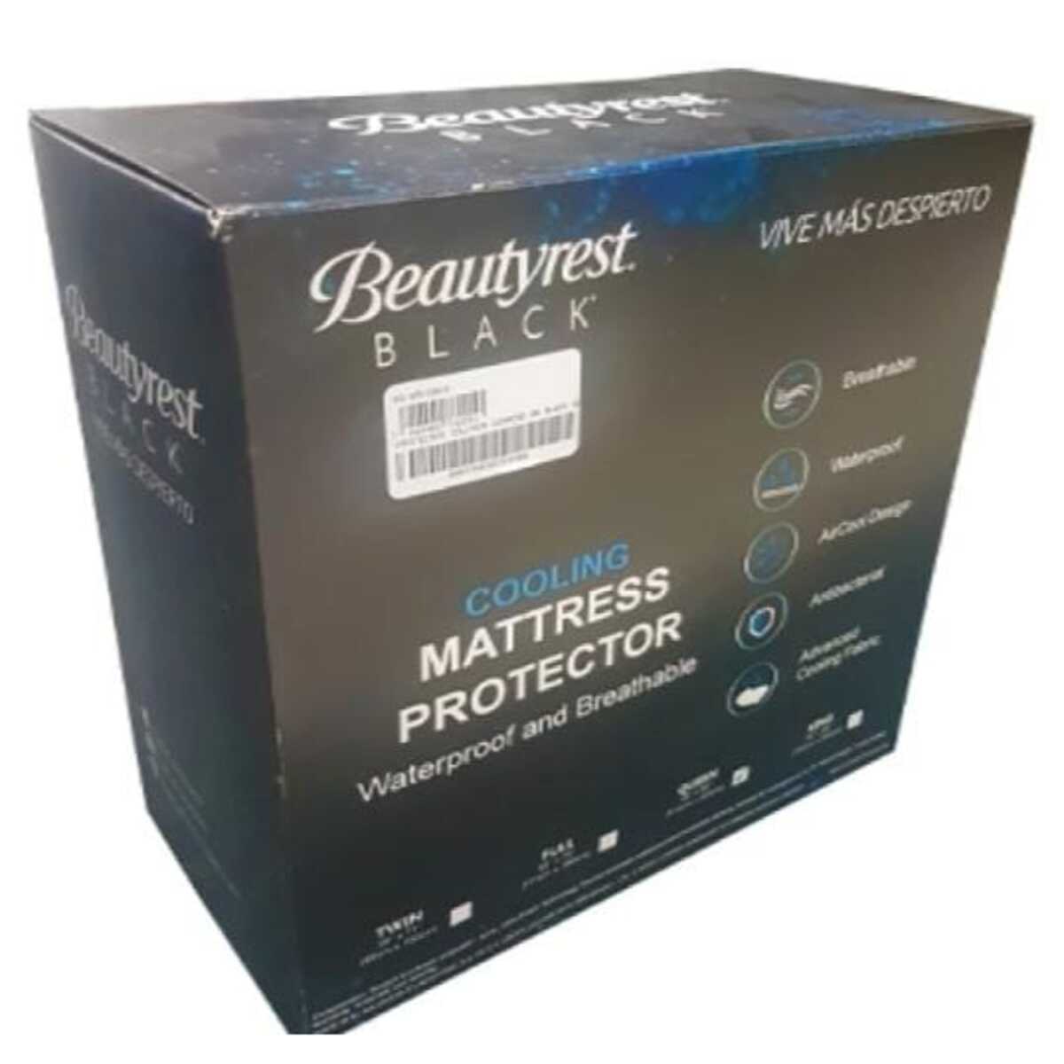 PROTECTOR COLCHON SIMMONS BR BLACK KING - Imagen 3